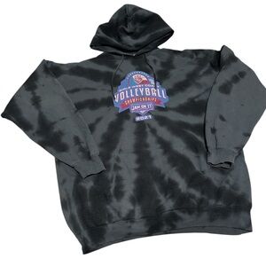 Tie-Dye Black & Grey Girls West Coast Vball Championships Jam on It Sweatshirt